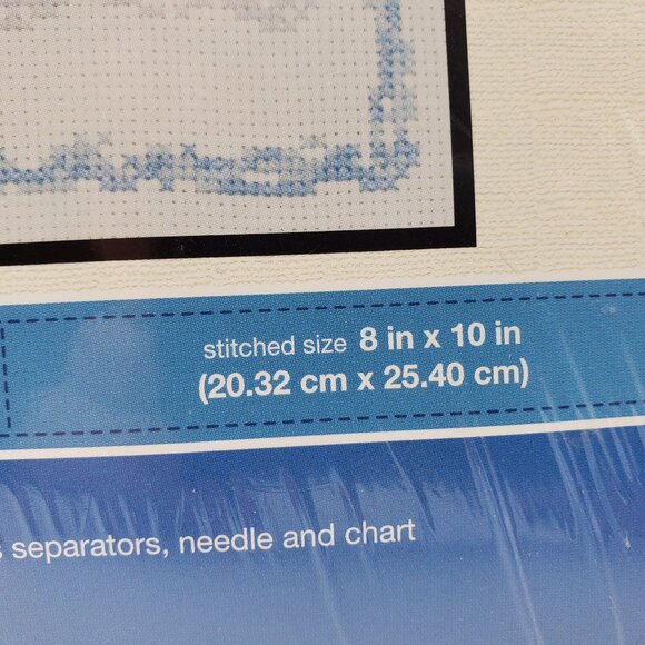 PLAID BUCILLA Counted Cross Stitch Kit LOVE YOU ALWAYS 8x10 Lovebirds WM45656 - Picture 5 of 5